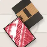 شماغ بروجيه الاصلي فيجن-1 - أحمر