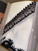 ⁦غترة  مطرز بروجيه بيج شتوي -1⁩ - الصورة ⁦7⁩