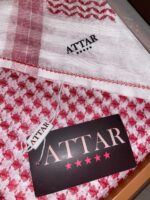 ⁦شماغ العطار خمس نجوم -  أحمر R190⁩ - الصورة ⁦4⁩