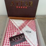 شماغ العطار خمس نجوم -  أحمر R190