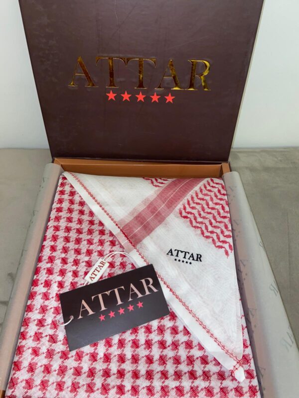 شماغ العطار خمس نجوم -  أحمر R190