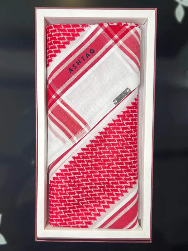 شماغ اشتاق A81 - أحمر