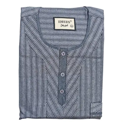 دشداشة بيت مقلمه ادريس كم طويل C