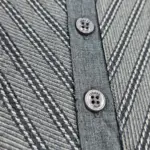 ⁦دشداشة للبيت مقلم ادريس كم طويل B⁩ - الصورة ⁦2⁩