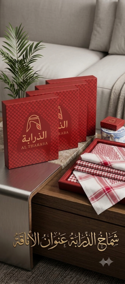 هيبة الحضور، وثراء الاختيار (5 شماغ أحمر)